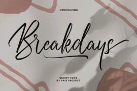 Breakdays Demo Font