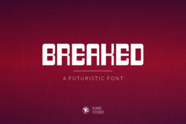 Breaked Font