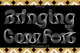 Bringing Comfort Demo Font