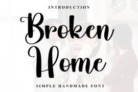 Broken Home Font