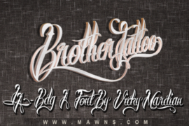 Brother Tattoo Font