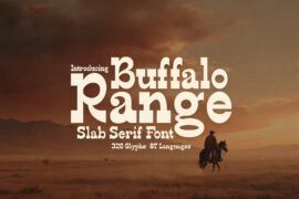 Buffalo Range Font Family
