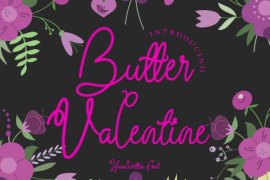 Butter Valentine Font