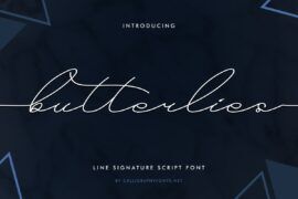 Butterlies Demo Font