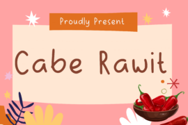Cabe Rawit Font