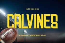 CALVINES Font