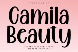 Camila Beauty Font