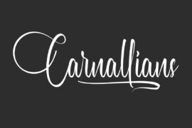 Carnallians Demo Font