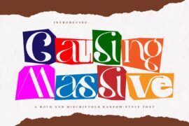 Causing Massive Demo Font