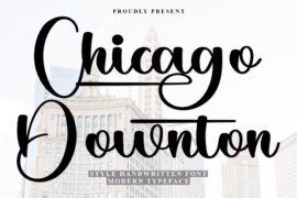 Chicago Downton Font