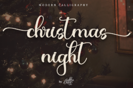 Christmas Night Font