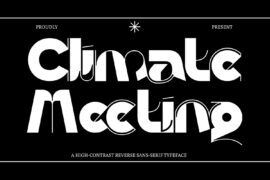 Climate Meeting Demo Font