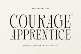 Courage Apprentice Font