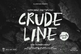Crude Line Font