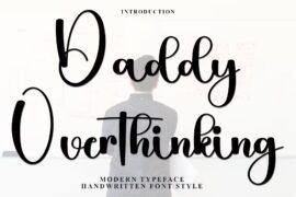 Daddy Overthinking Font