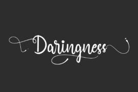 Daringness Demo Font