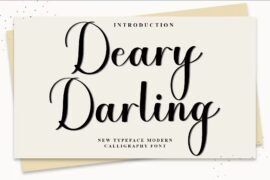 Deary Darling Font