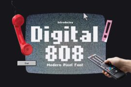 Digital808 Font