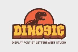 Dinosic Demo Font