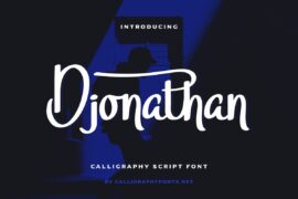 Djonathan Demo Font