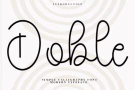 Doble Font