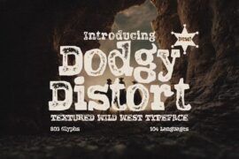 Dodgy Distort Font