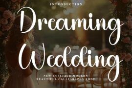 Dreaming Wedding Font