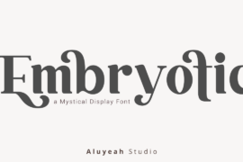 Embryotic Font
