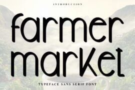 Farmer Market Font