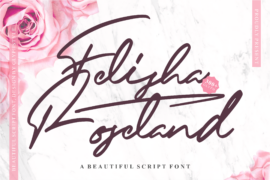 Felisha Roseland Demo Font