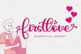 firstlove – Personal Use Font