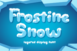 Frostine Snow Font Family