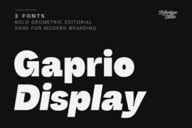 Gaprio Display Demo Font Family
