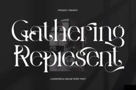 Gathering Represent Demo Font