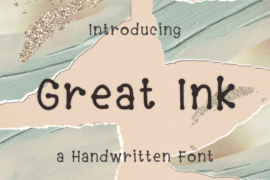 Great Ink Font