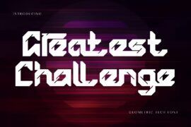 Greatest Challenge Demo Font