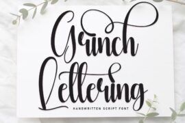 Grinch Lettering Font