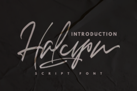 Halcyon FREE Font