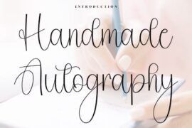 Handmade Autography Font