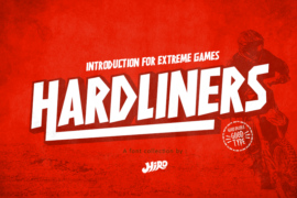 HARDLINERS Font