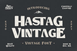 Hastag Free Trial Font