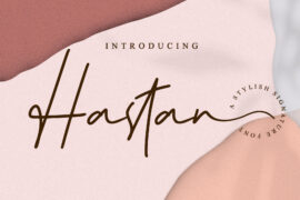 Hastan Signature Font Family