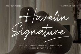 Havelin Signature Font