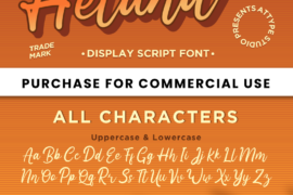 Heland – Personal Use Font