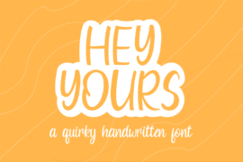 HeyYours Font