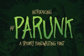 HF Parunk – Free Font