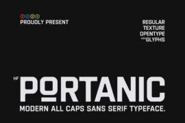 HF Portanic Demo Font