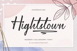 Hightstown Demo Font