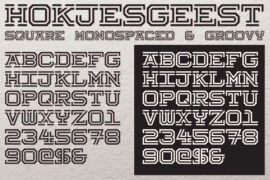 Hokjesgeest Font