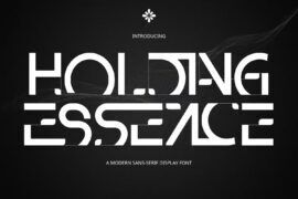 HOLDING ESSENCE DEMO Font